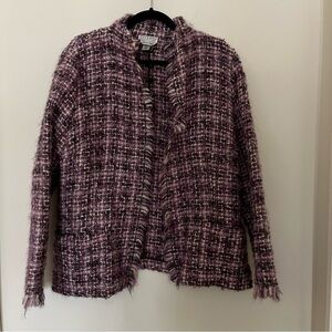 beautiful vintage wool mohair woven jacket